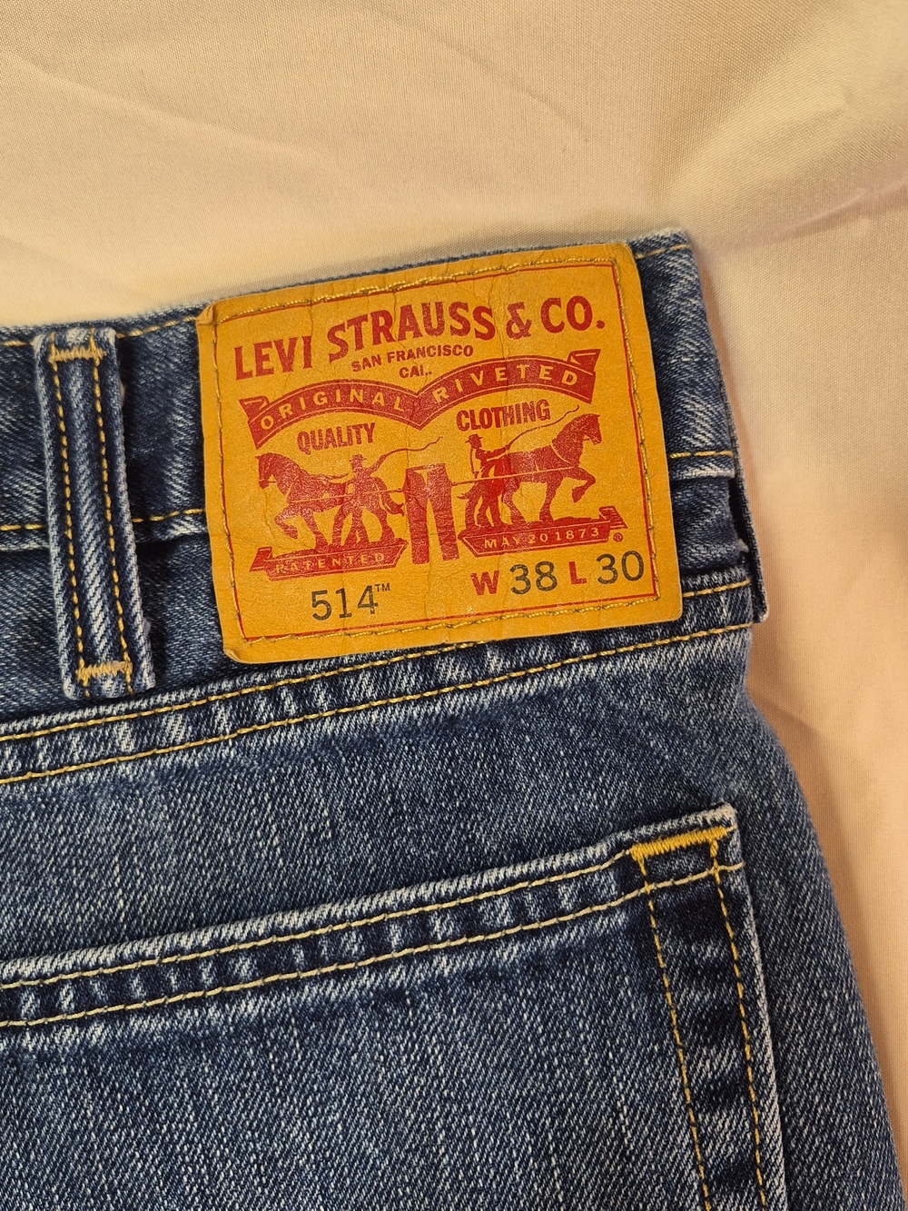Levi's 514 Regular Straight Men’s Jeans - Blue 38x30